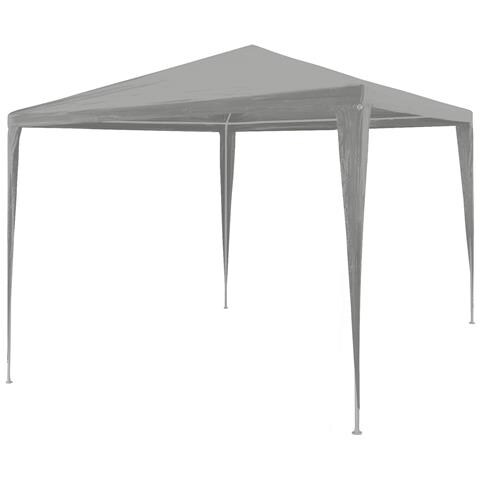 Tenda Party Grigio chiaro 300 x 300 x 255 cm PE e Acciaio - Foto 1