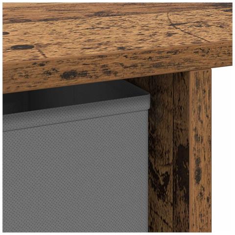 Scrivania Legno vecchio 100 x 40 x 75 cm Legno multistrato - Foto 9