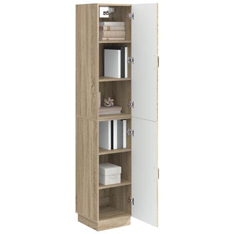 Set di armadi 2 pcs Rovere Sonoma Legno ingegnerizzato - Foto 2