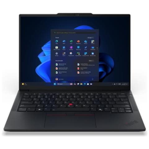THINKPAD E14 GEN 7 COPILOT+ PC 14" WUXGA INTEL CORE ULTRA 7 258V RAM 32GB-SSD 1TB NVMe-INTEL ARC GRAPHICS 140V-WI-FI 6E + GIGABIT LAN-WIN 11 PROF NERO - Foto 1