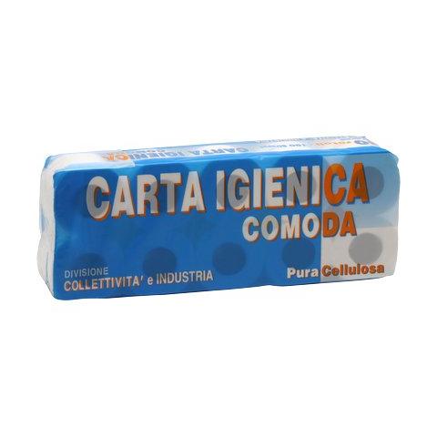 Carta igienica Lucart - Pura cellulosa - 2 veli - 155 strappi - Foto 1