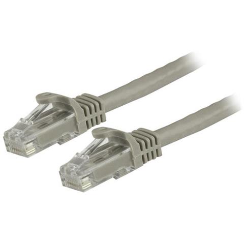 Cavo di rete CAT 6 - Cavo Patch Ethernet RJ45 UTP Grigio da 10m antigroviglio - cavo gigabit categoria 6 - Foto 1