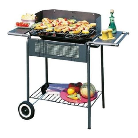 Barbecue In Acciaio Con Carrello - Foto 2