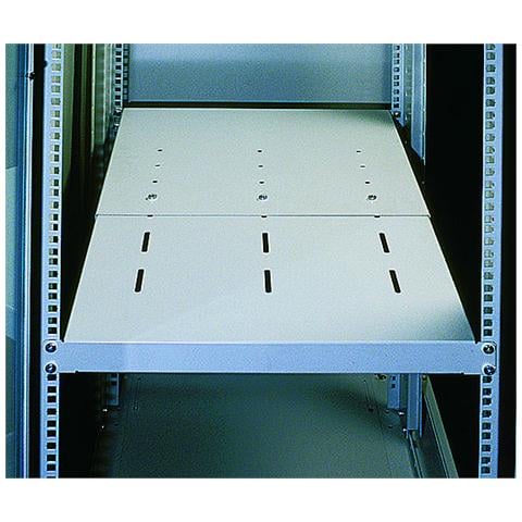 I-CASE TRAY-12-BK - Mensola estensibile per Rack 19'' 1U Nero 4 punti - Foto 1