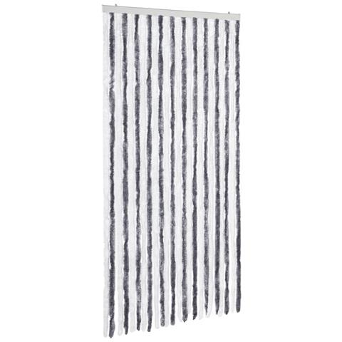 Zanzariera Grigio e Bianco 100x220 cm Ciniglia - Foto 1