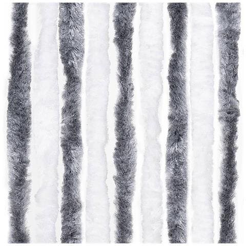 Zanzariera Grigio e Bianco 100x220 cm Ciniglia - Foto 2