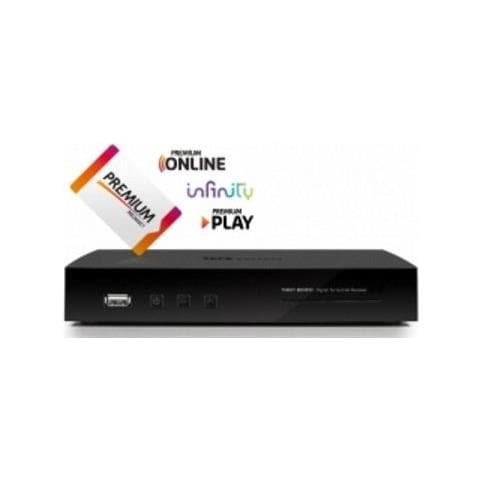 TS8001 T2HEVC Set-Top Box TV Terrestre Full HD Nero - Foto 1