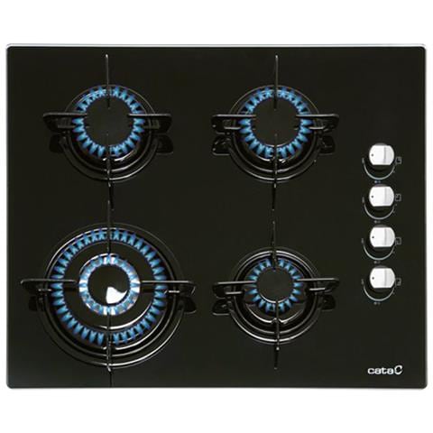 Piano Cottura S0408083 a Gas 4 Fuochi da 60 cm Colore Nero - Foto 1