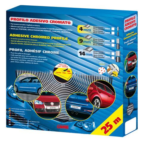 Profilo Cromato-nero 4mm Rotolo Da 25m - Foto 2