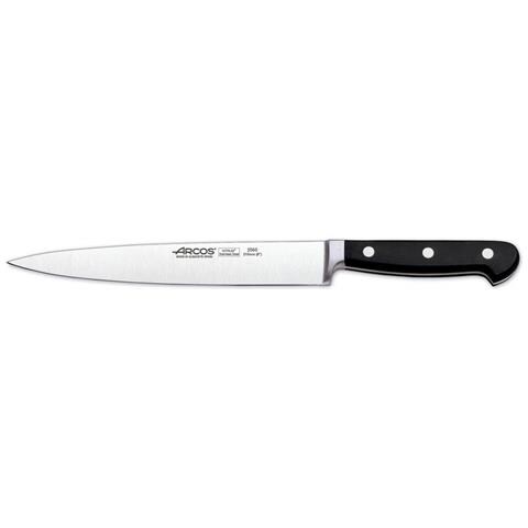 Serie Clasica - Coltello Cucina - Acciaio Inossidabile Forgiato Nitrum 210 Mm - Manico Polioxymetilene (pom) Colore Nero - Foto 1