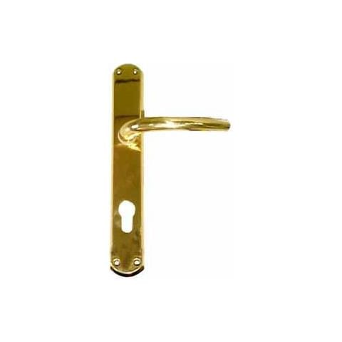 Maniglia Milena Ottone Lucido Placca 8x85 Yale - Foto 1