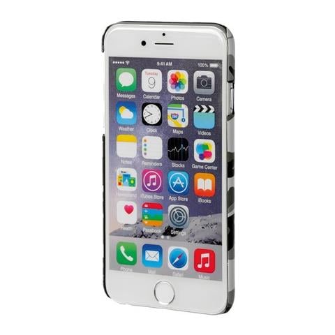 Stylish, Cover Gommata Sottile - Apple Iphone 6 / 6s - Grey Camo - Foto 1