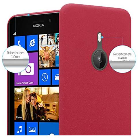 Custodia Compatibile Con Nokia Lumia 925 In Frosty Rosso - Hard Case Coperchio Protettivo In Frosted Look Contro I Graffi E Gli Urti - Foto 2