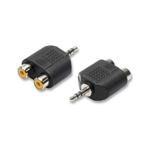 Adattatore monoblocco spina jack 3,5 mm stereo 2 prese rc - Foto 3