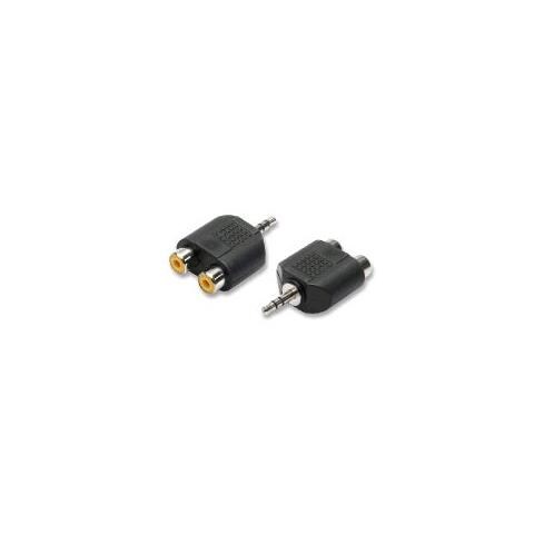 Adattatore monoblocco spina jack 3,5 mm stereo 2 prese rc - Foto 2