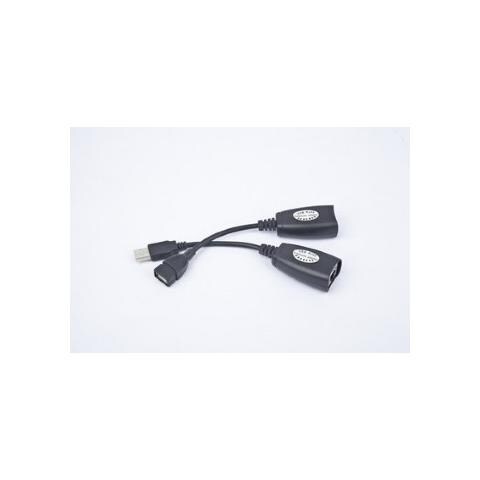 USB extender up to 30 m, USB, RJ-45, Maschio / femmina, Nero, Metallo, Plastica, 0,17m - Foto 1
