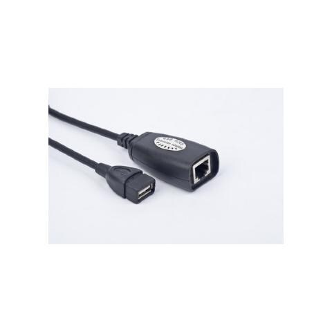 USB extender up to 30 m, USB, RJ-45, Maschio / femmina, Nero, Metallo, Plastica, 0,17m - Foto 2