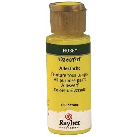 Pittura Acrilica Opaca Multiuso 59 Ml - Giallo Scuro - Foto 1
