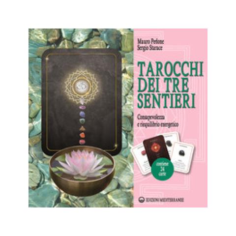 Mauro Pedone - Tarocchi dei tre sentieri. Consapevolezza e riequilibrio energetico. Con 24 Carte - Foto 1