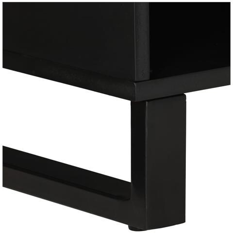 Mobile Tv 100x33x46cm Legno Massello Mango E Legno Multistrato - Foto 10