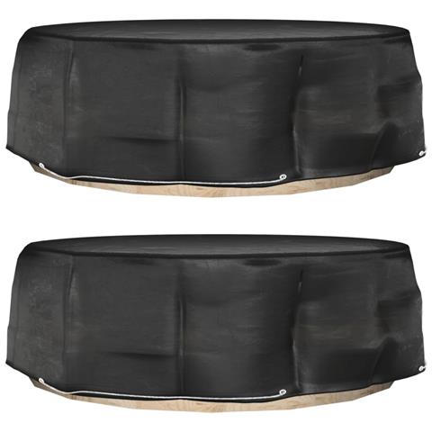 Coperture Divani Isola 2pz Con 10 Occhielli 236x67 Cm Rotonde - Foto 1