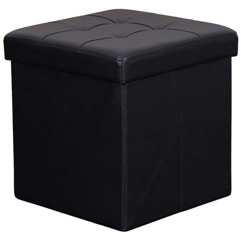 Zara - Pouf Quadrato In Ecopelle - Foto 1