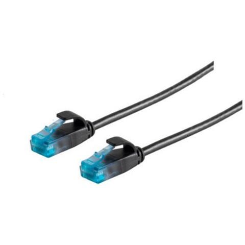 S-conn 08-22035 U/utp (utp) Cavo Di Rete Cat6 Nero Da 2 M (08-22035) - Foto 1