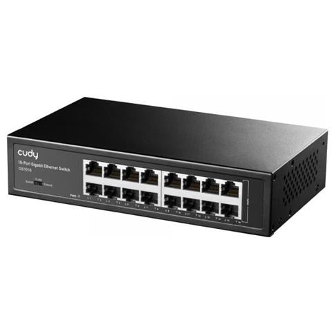Switch Gigabit Ethernet GS1016 con 16 Porte Colore Nero - Foto 2
