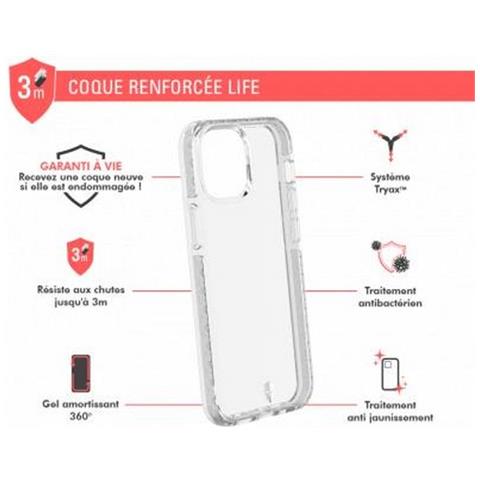 Cover Rinforzata Per Iphone 13 Mini Life, Trasparente - Foto 2