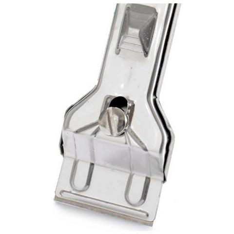Raschietto Per Vetroceramica Argentato Metallo 13,5 X 4,5 X 1 Cm (12 Unità) - Foto 2