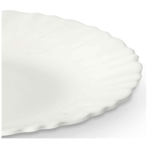 Piatto Da Dolce Bianco Vetro 19 X 2 X 19 Cm (24 Unità) - Foto 2