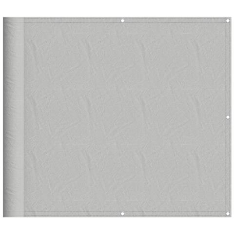 Paravento Balcone Grigio Chiaro 90x800cm 100% Poliestere Oxford - Foto 2