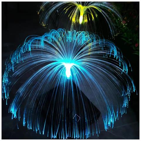 Luce Solare Per Fuochi D'artificio Da 2 Pezzi, Luce Da Giardino Per Prato, Cortile, Terrazza, Natale Multicolor - Foto 2