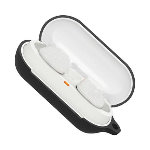 Custodia Protettiva In Silicone Per Auricolari Sony Wf-c500 Black - Foto 3