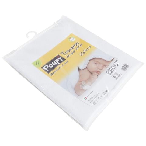 Traversa Salvapipã¬ Per Lettino Per Neonati Realizzata In Cotone E In Pvc. - Foto 2