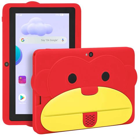 Tablet Monkey Da 7 Pollici Per Bambini, Rosso - Foto 8