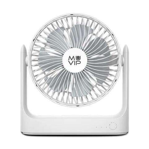 Ventilatore Portatile Da Tavolo Muvip 5,5w Diametro 18 Cm - 3 Velocitãƒâ  - Angolo Regolabile Fino A 360ã‚âº - Autonomia - Foto 1