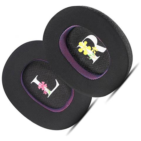 Cuscinetti Auricolari Rrescanti Per Cuffie Jbl - Nero Viola (confezione Da 2) - Foto 1