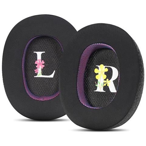 Cuscinetti Auricolari Rrescanti Per Cuffie Jbl - Nero Viola (confezione Da 2) - Foto 3