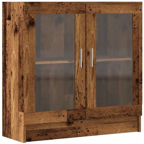 Libreria Legno Antico 82,5x30,5x80 Cm In Truciolato - Foto 2