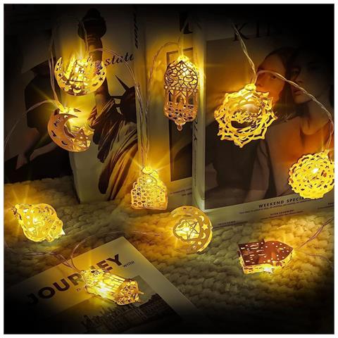 Catena Di Luci Led Decorativa Per Ramadan - Illuminazione Festiva Eid Mubarak 1,5m - Foto 2