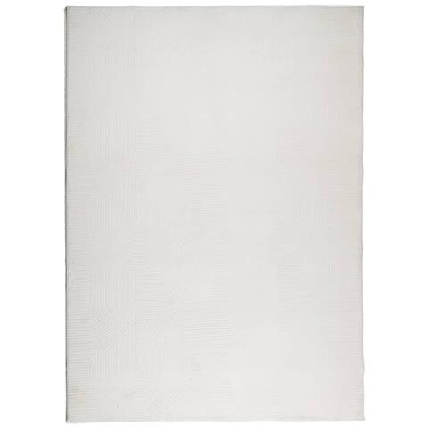 Lusso Casadino - Tappeto Iza A Pelo Corto Aspetto Scandinavo Crema 120x170 Cm - Foto 1