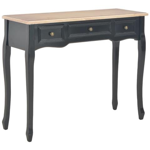 280046 - Dressing Console Table With 3 Drawers Black - Foto 2