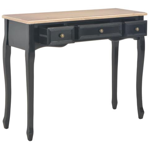 280046 - Dressing Console Table With 3 Drawers Black - Foto 1
