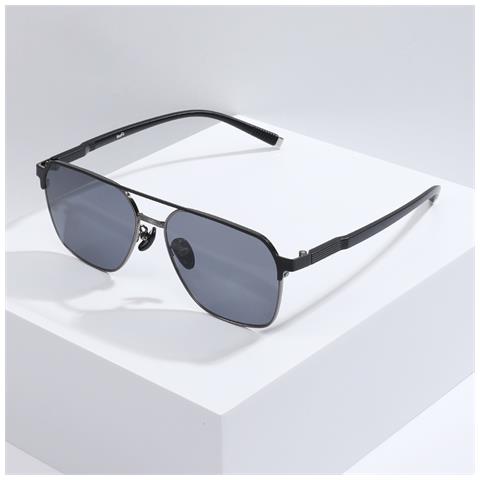 Occhiali Da Sole Polarizzati Alla Moda Con Custodia Grey - Foto 2