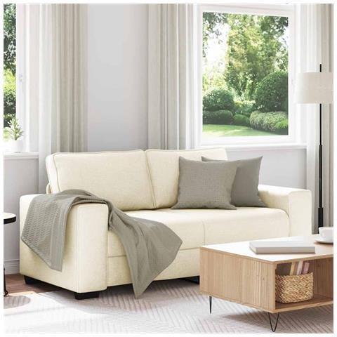 Divano a 2 Posti 140 cm in Lino - Foto 2