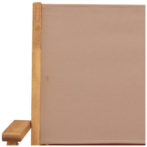 Set da Bistrot 3pz Tortora in Tessuto e Legno Massello - Foto 9