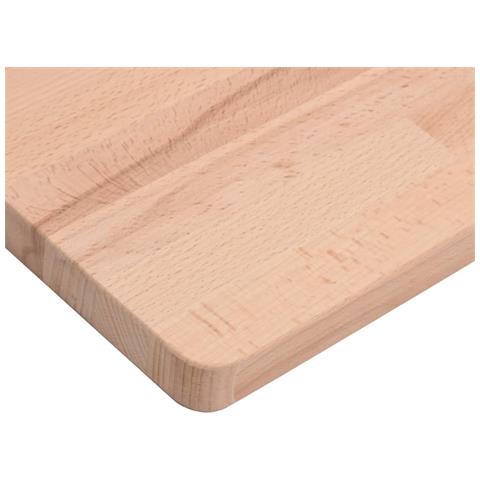 Banco Lavoro 100x60x81,5 cm Legno Massello Faggio Rettangolare - Foto 9