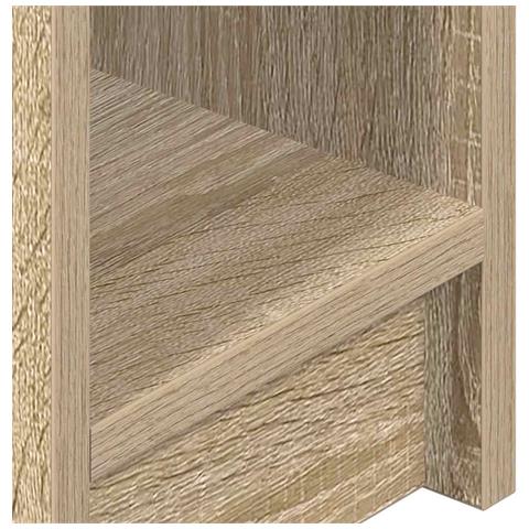 Comodino con Cassetto Rovere Sonoma 20x36x60 cm - Foto 9