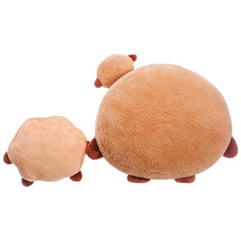 Peluche 20 Cm Modello Shooky Con Piccolo Compagno Ultra-morbido, Marrone - Foto 2